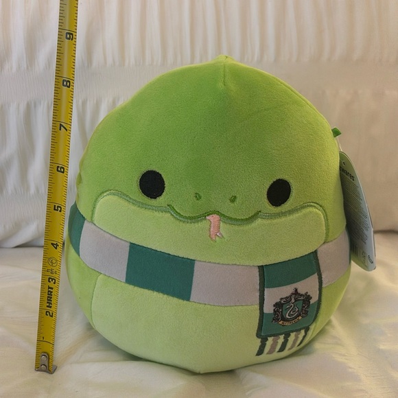 NWT 8 inch Harry Potter Slytherin Snake Squishmallow - Picture 5 of 9